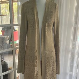 Women's Tan Knit Sweater
